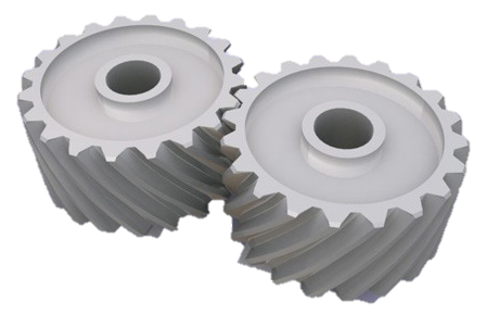 Involute helical gear